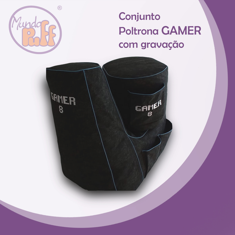 Poltrona Gamer com Gravação